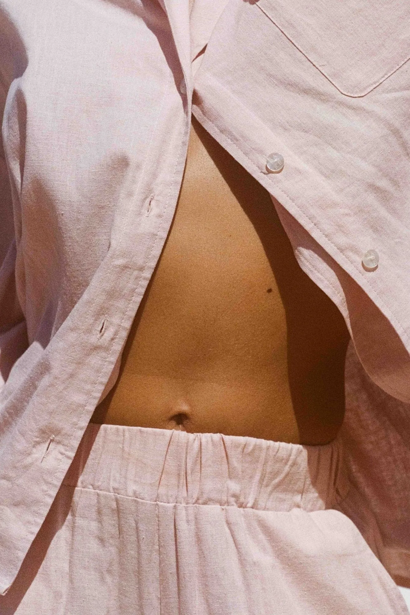 BARE THE CASUAL SHIRT - DUSTY ROSE