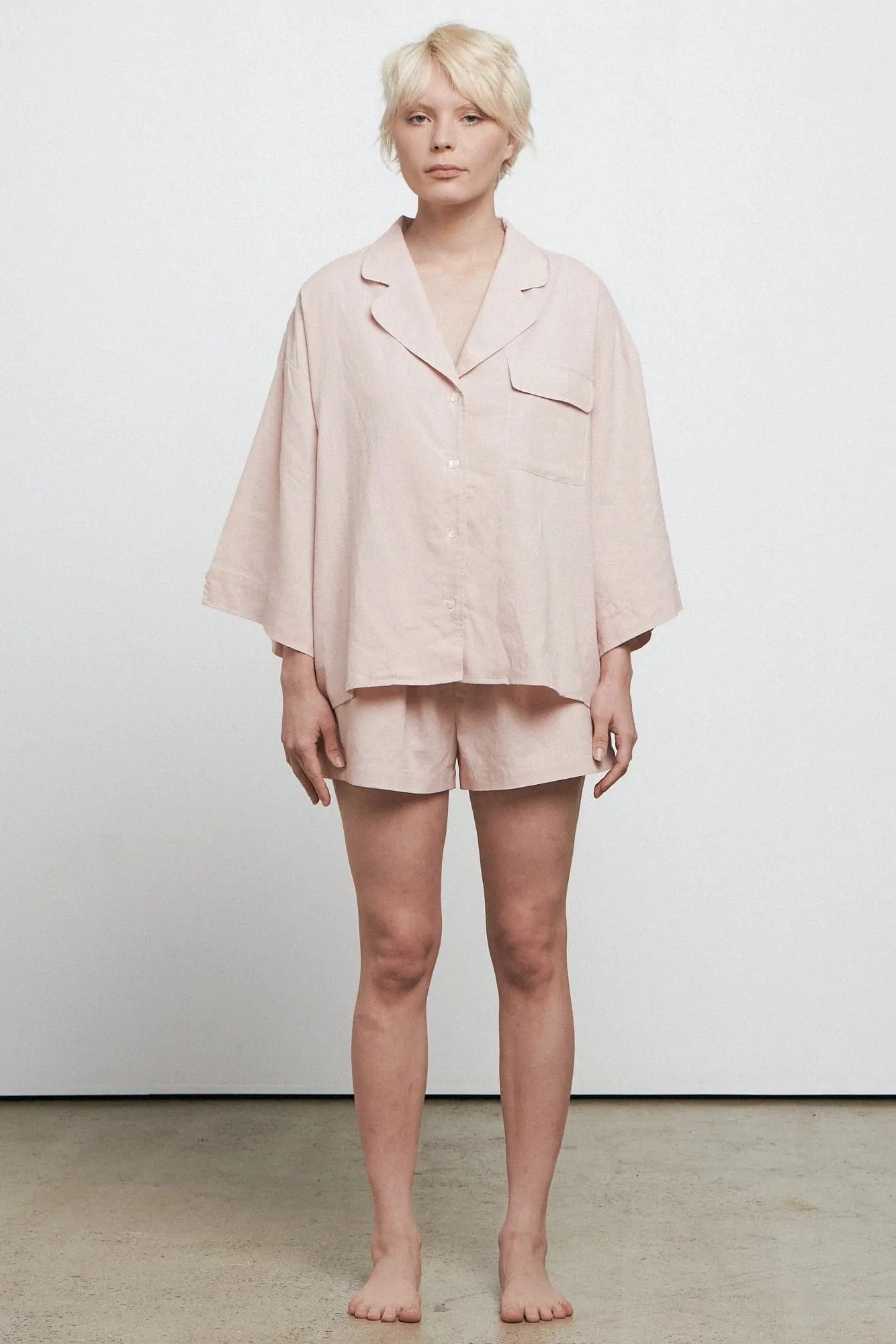 BARE THE CASUAL SHIRT - DUSTY ROSE
