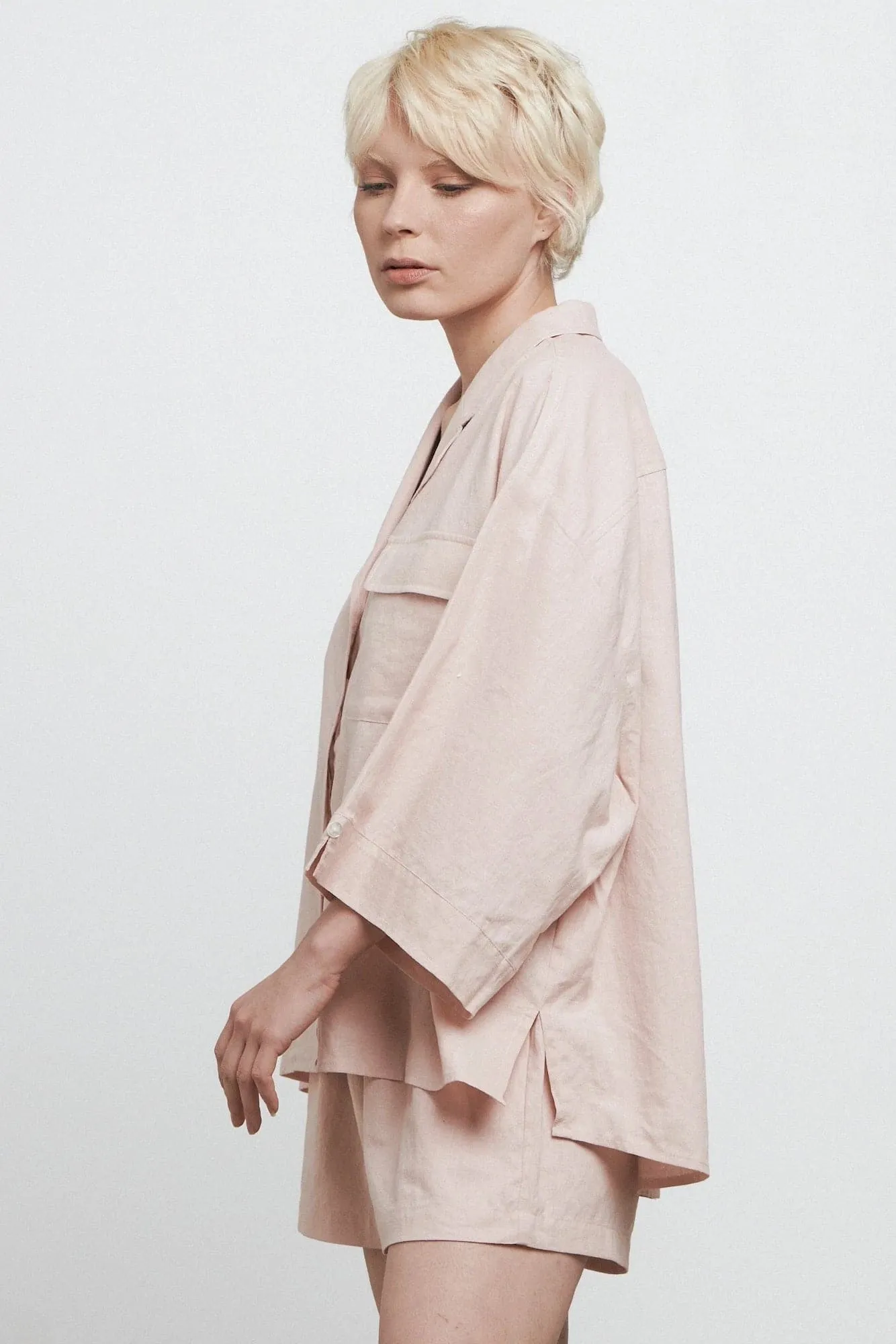BARE THE CASUAL SHIRT - DUSTY ROSE