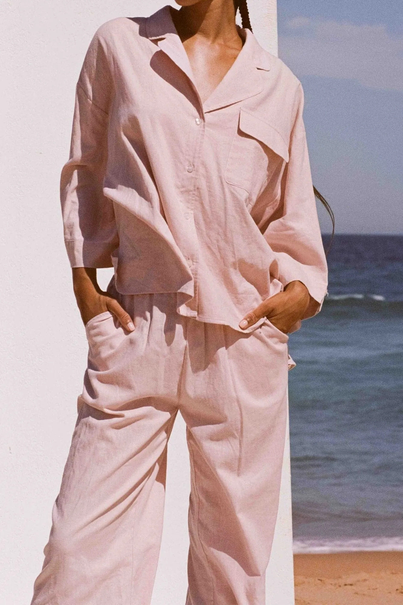 BARE THE CASUAL SHIRT - DUSTY ROSE