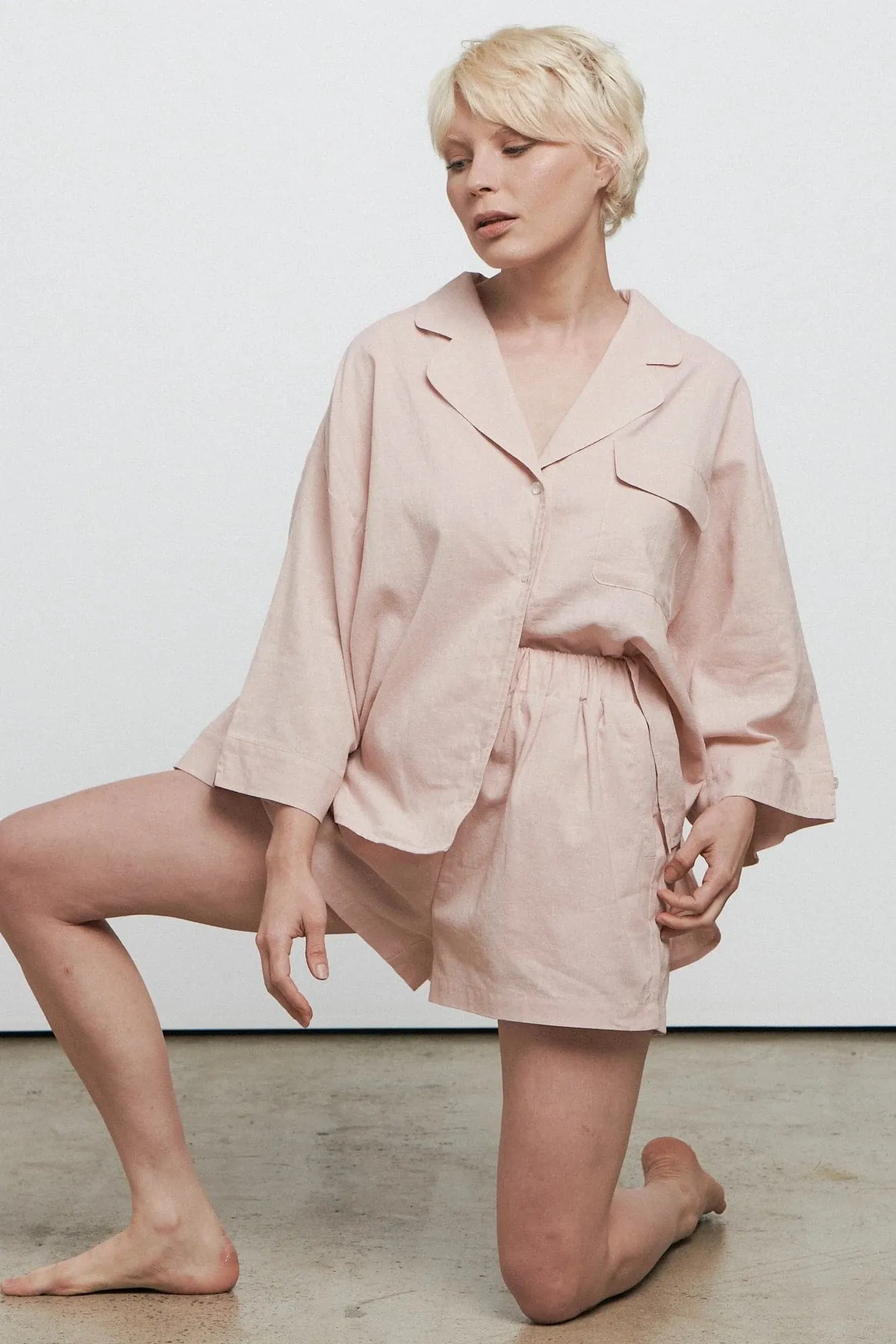 BARE THE CASUAL SHIRT - DUSTY ROSE