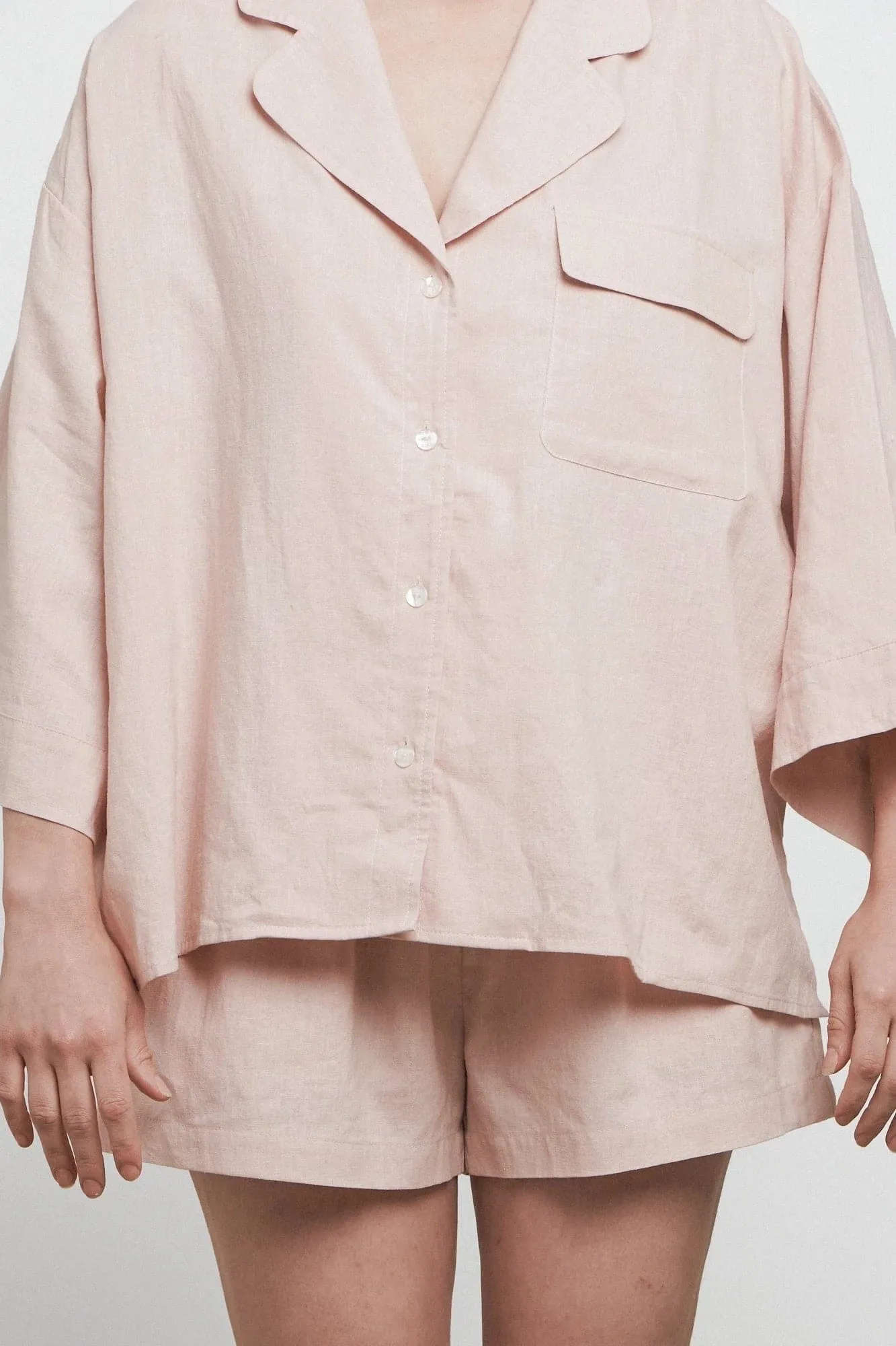 BARE THE CASUAL SHIRT - DUSTY ROSE