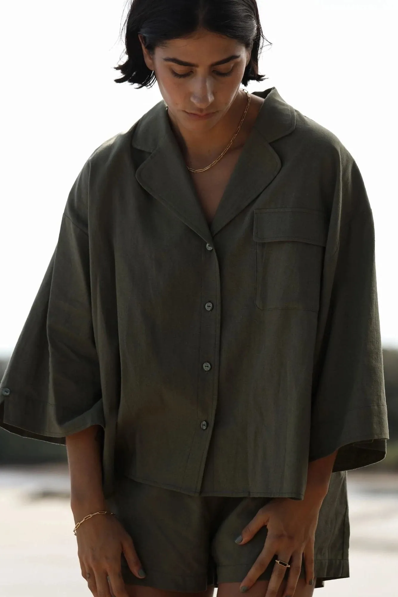BARE THE CASUAL SHIRT - OLIVE