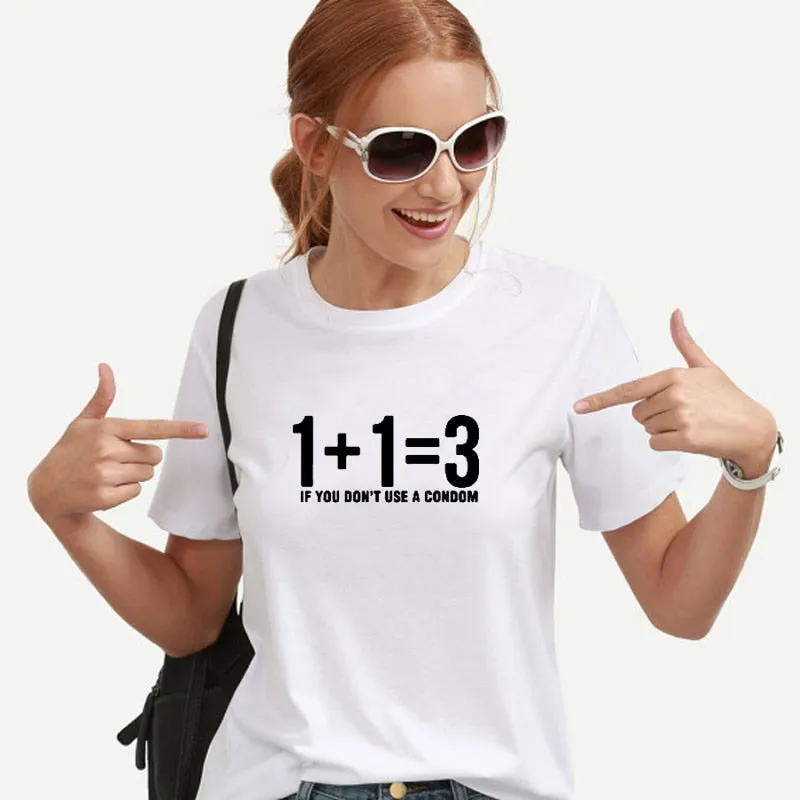 Fashion  New T Shirts Women Short Sleeve White Cotton Summer Tops