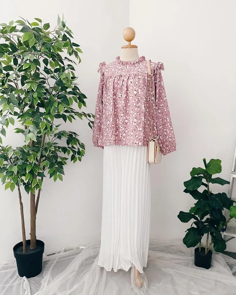 Floral Ruffle Top's