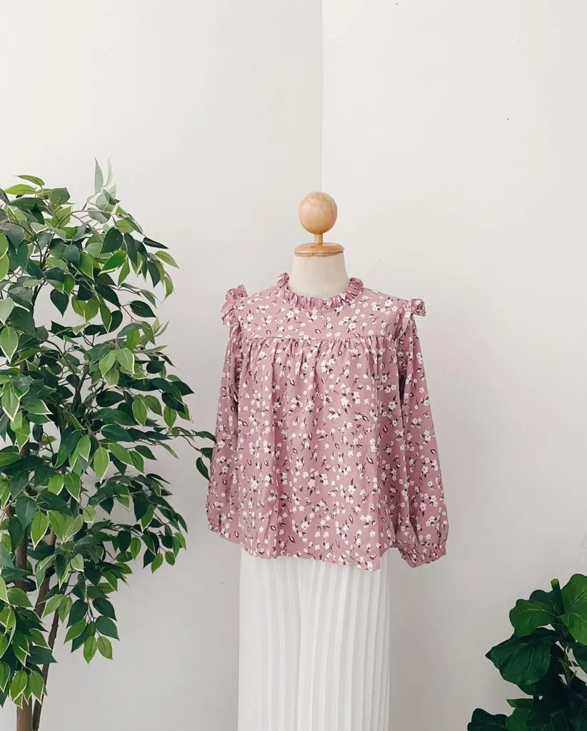 Floral Ruffle Top's