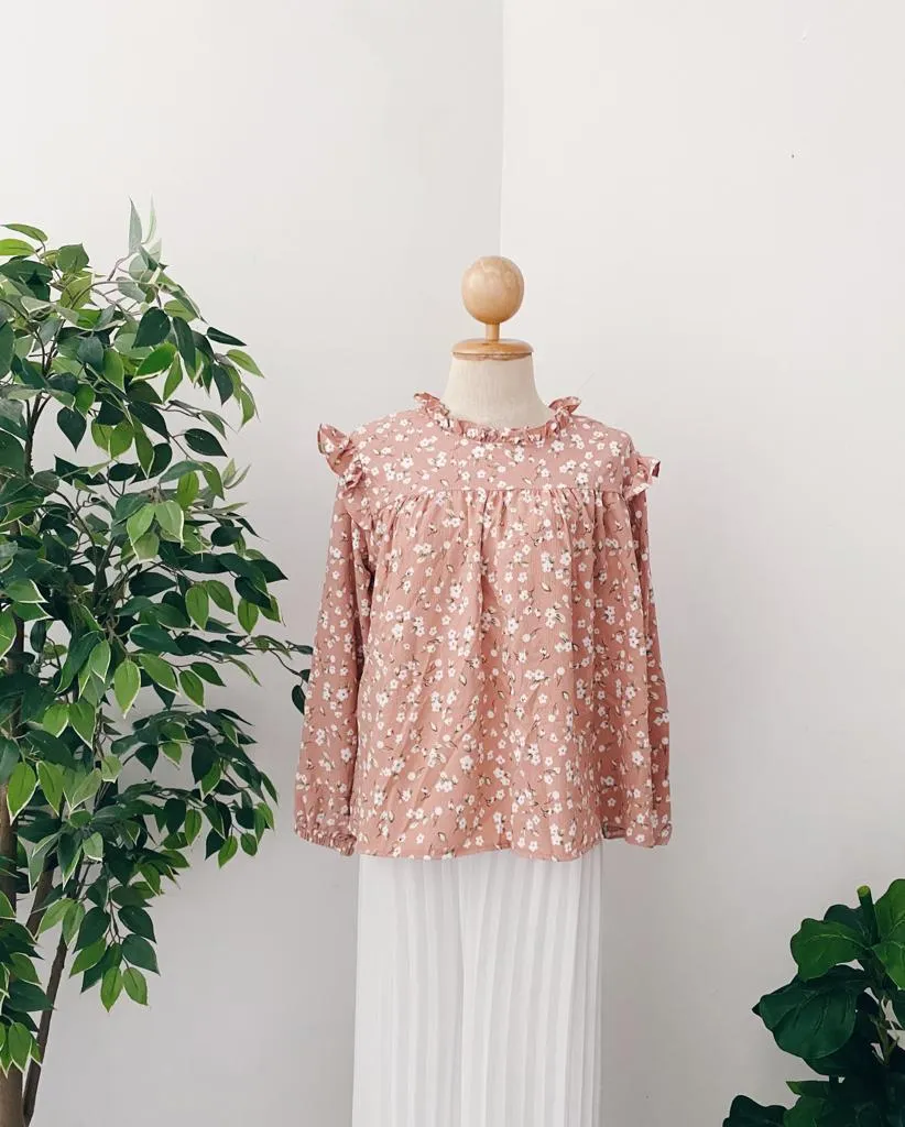 Floral Ruffle Top's