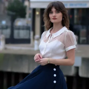 Florance Blouse in Cream