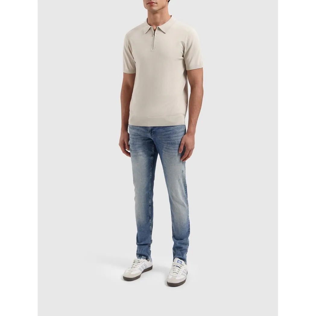 Half-zip Knitwear Polo Sand