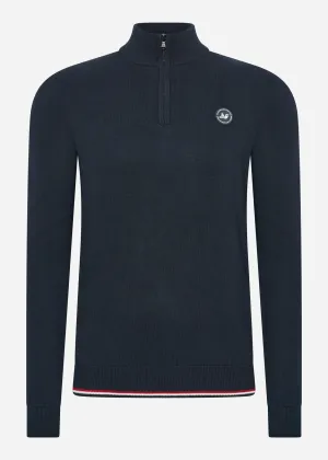 Henlock knitwear - navy