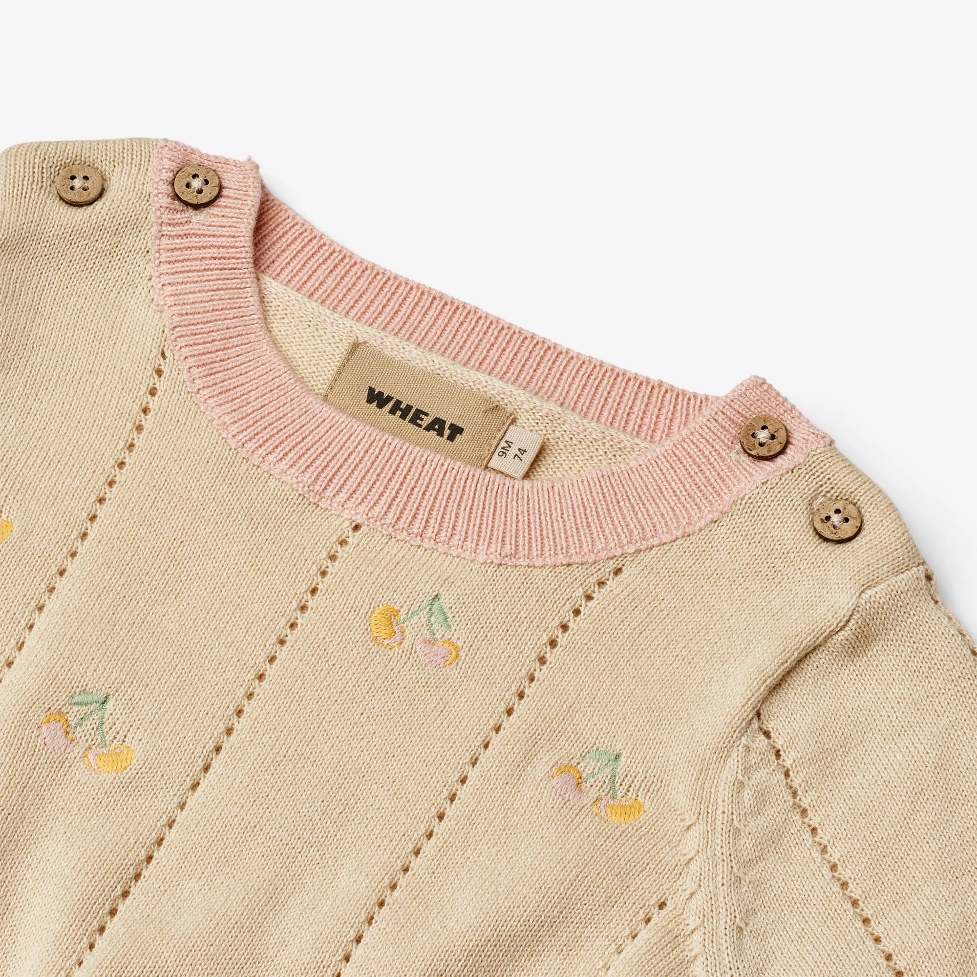 Knit Top S/S Malvina - sandshell