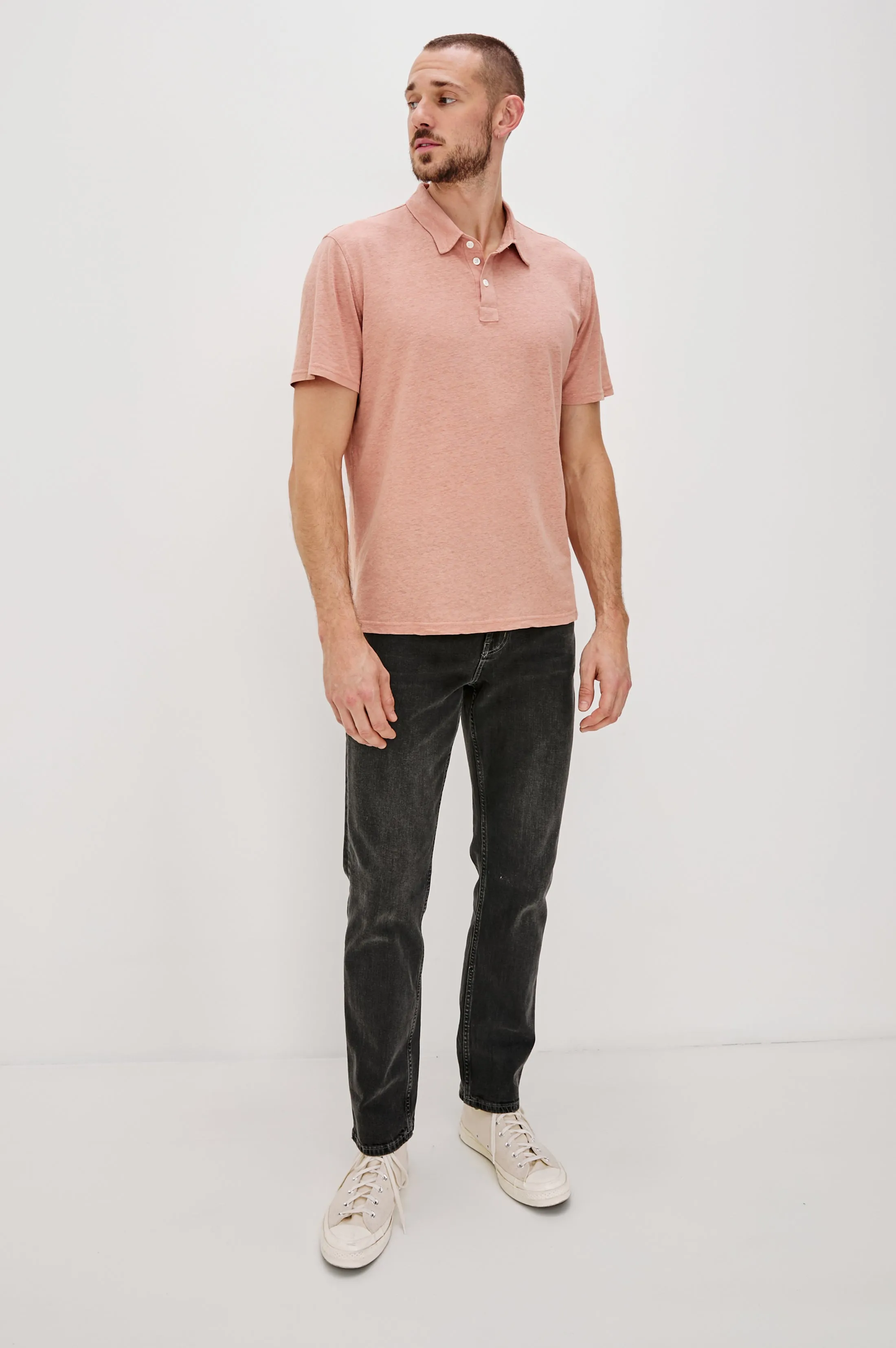 LEVANT POLO SHIRT - FLAMINGO