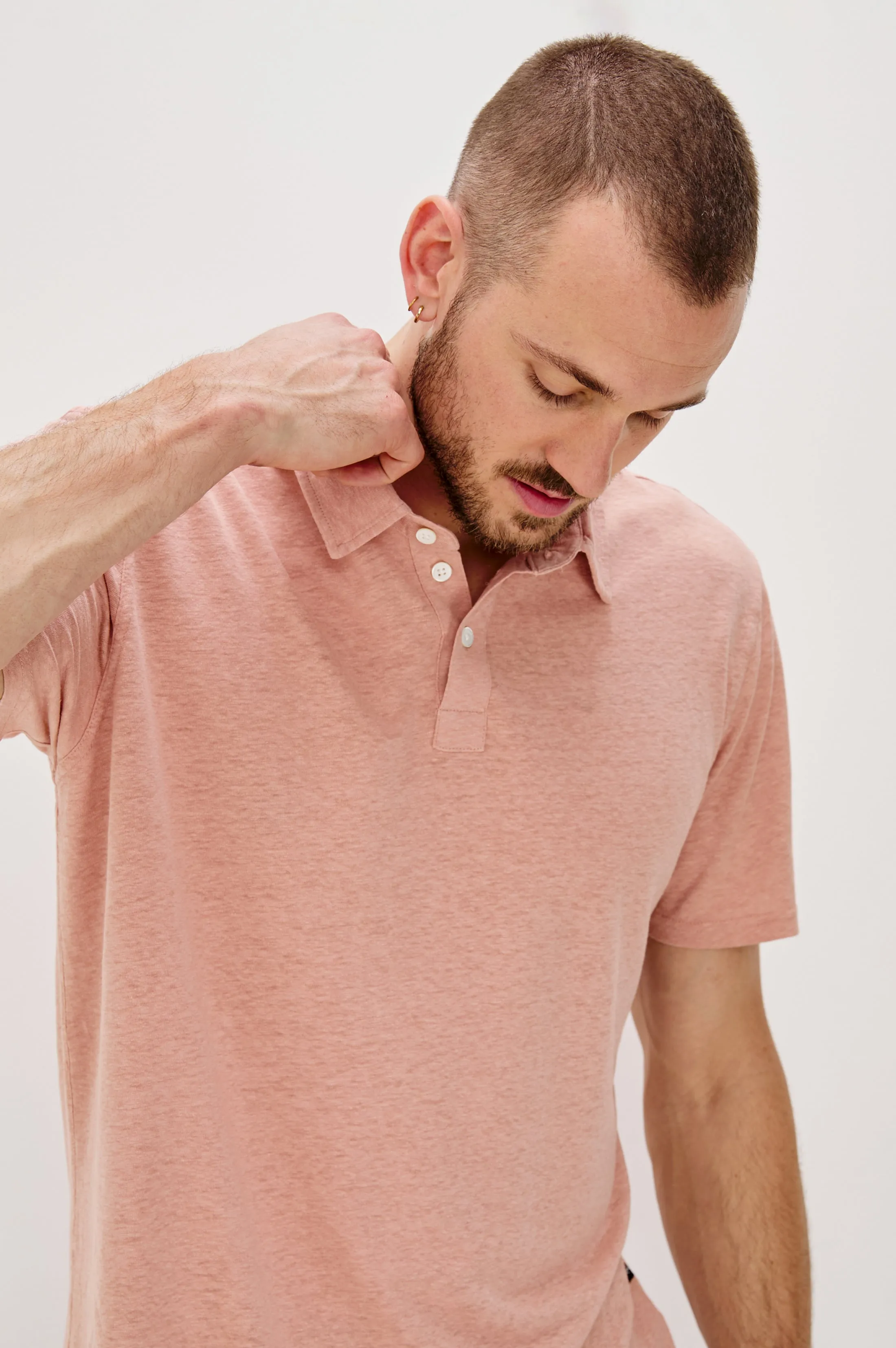 LEVANT POLO SHIRT - FLAMINGO