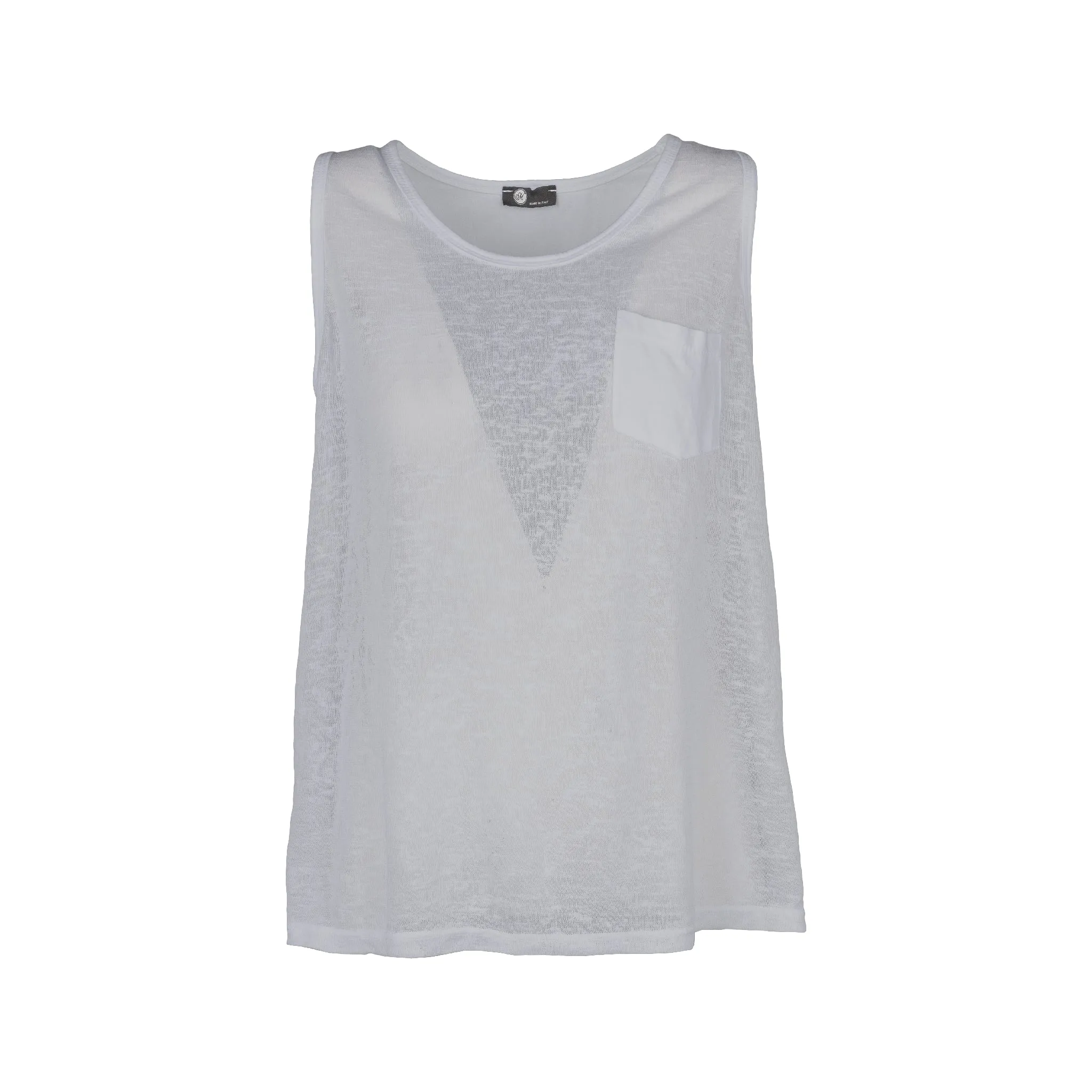M Made in Italy  Women's Knitted Sleeveless Top