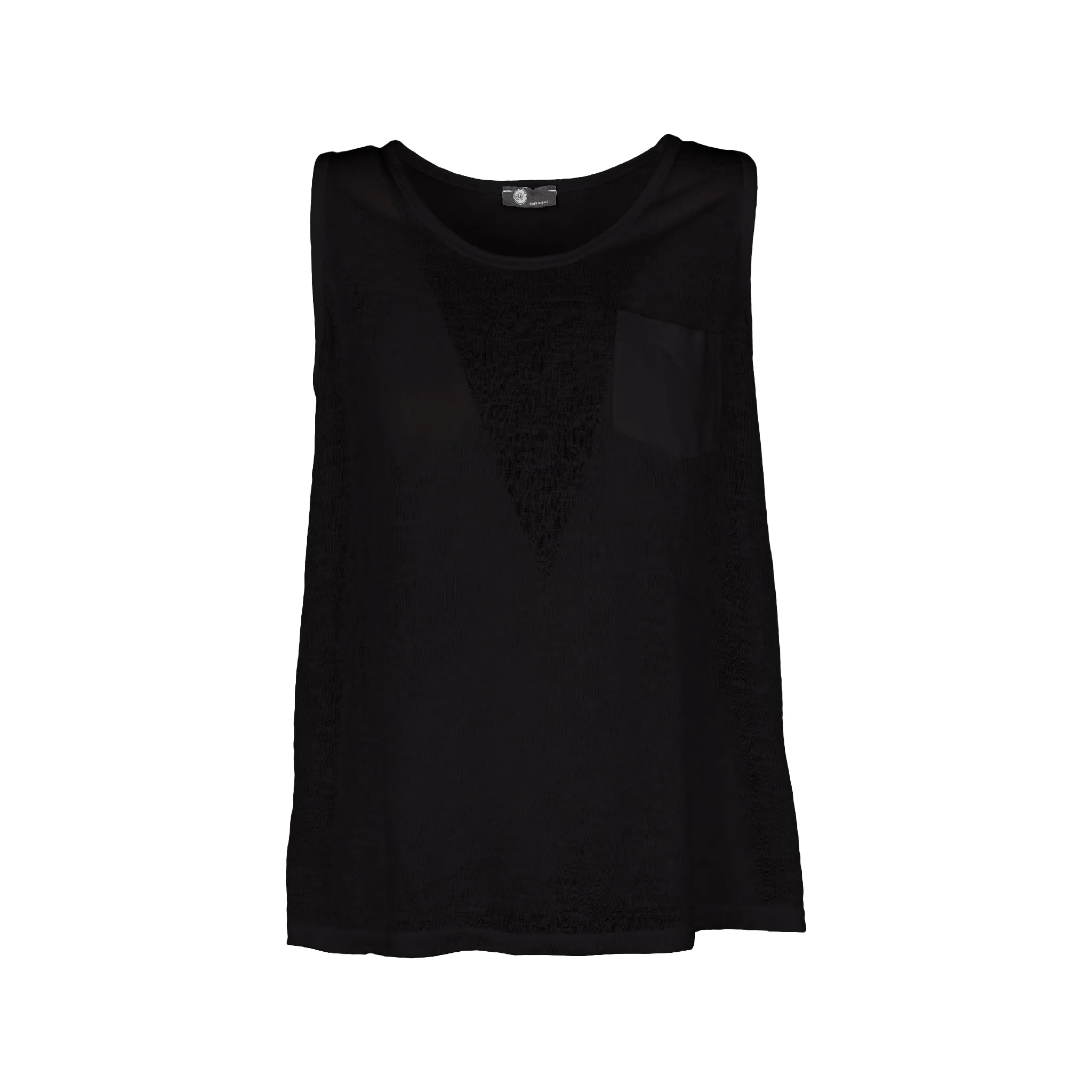 M Made in Italy  Women's Knitted Sleeveless Top