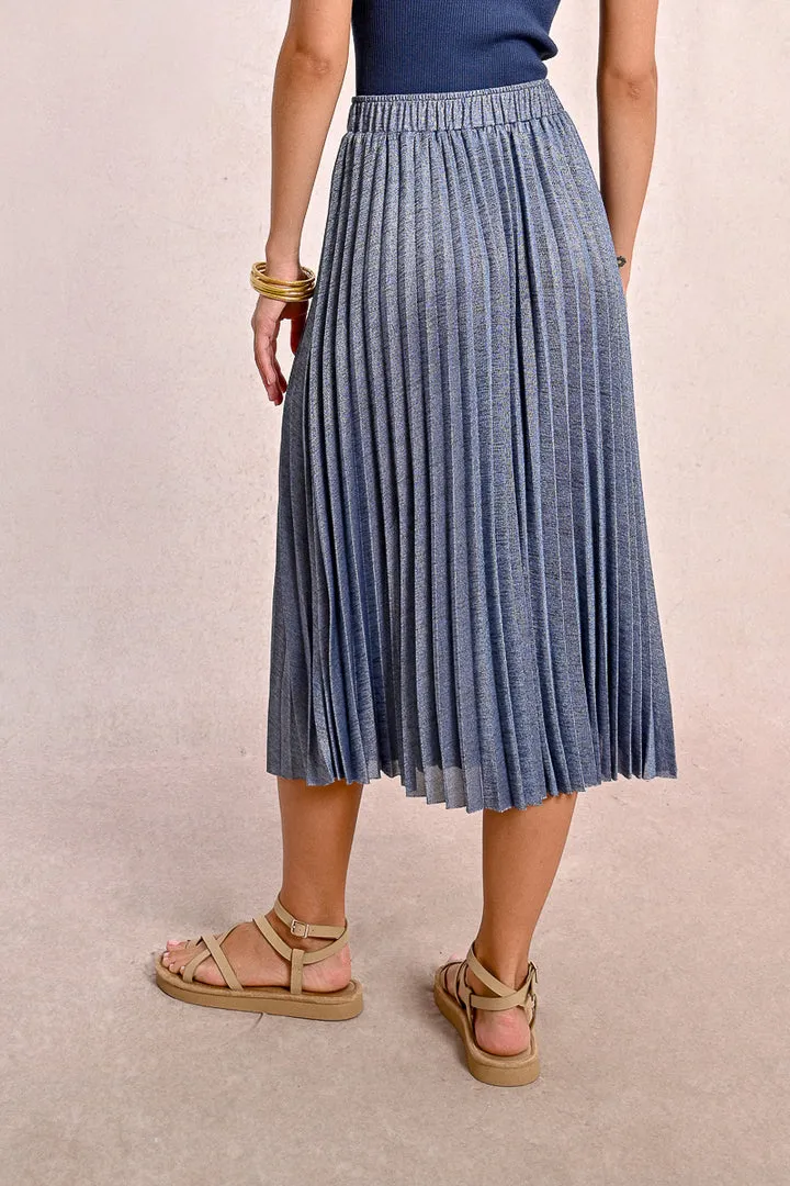 Molly Bracken Blue Ladies Knitted Skirt