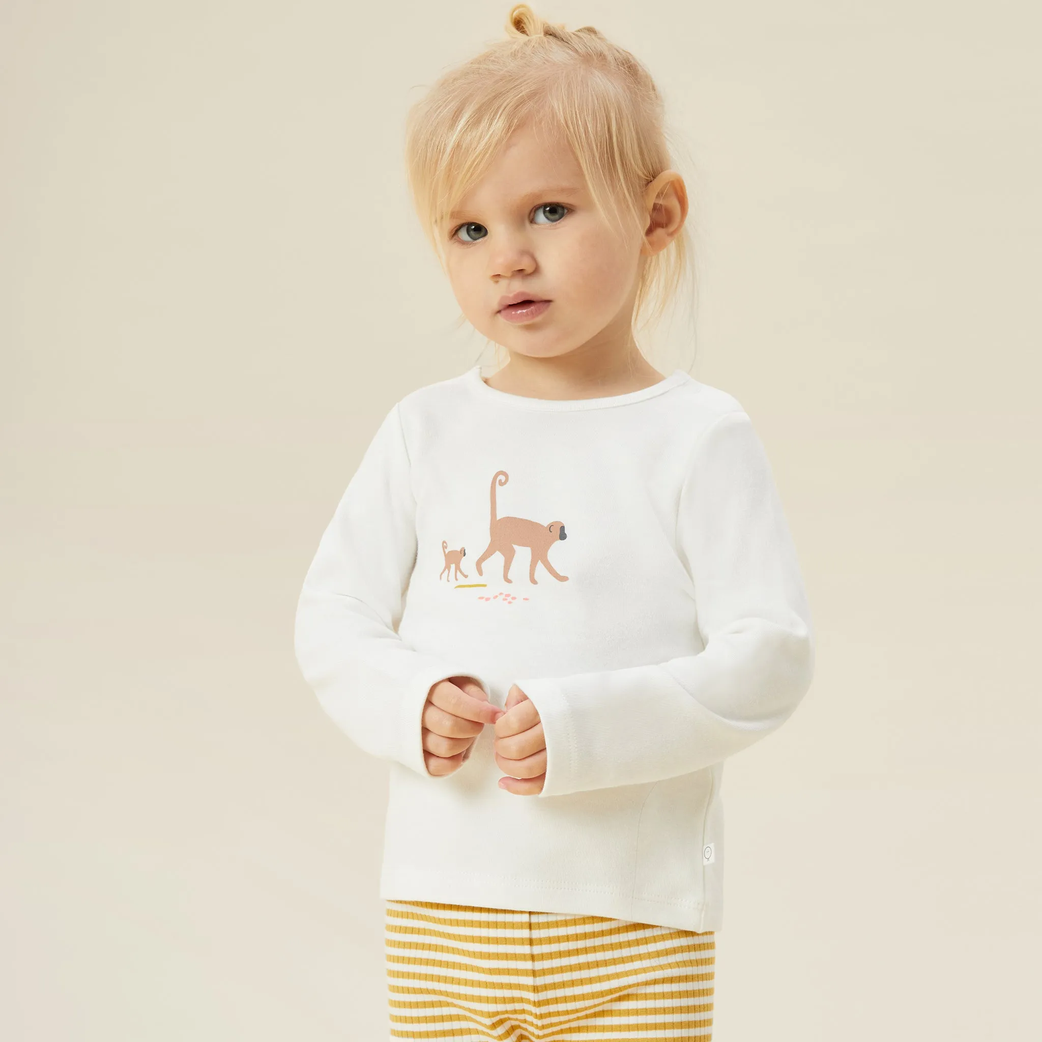 Monkey Tee & Ribbed Leggings Outfit