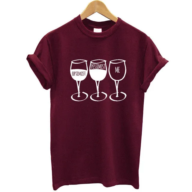 New Fashion Goblet Printed Women T Shirt