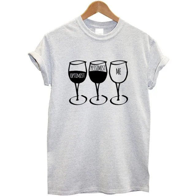New Fashion Goblet Printed Women T Shirt