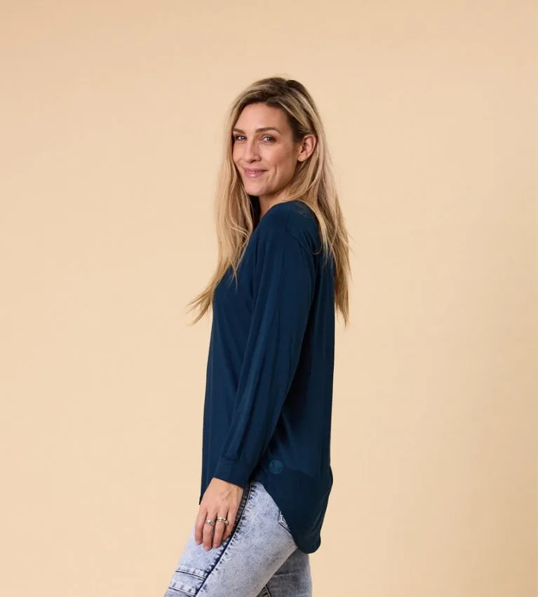 Non BF - Women's Long Sleeve Top - Deluxe Long Sleeve