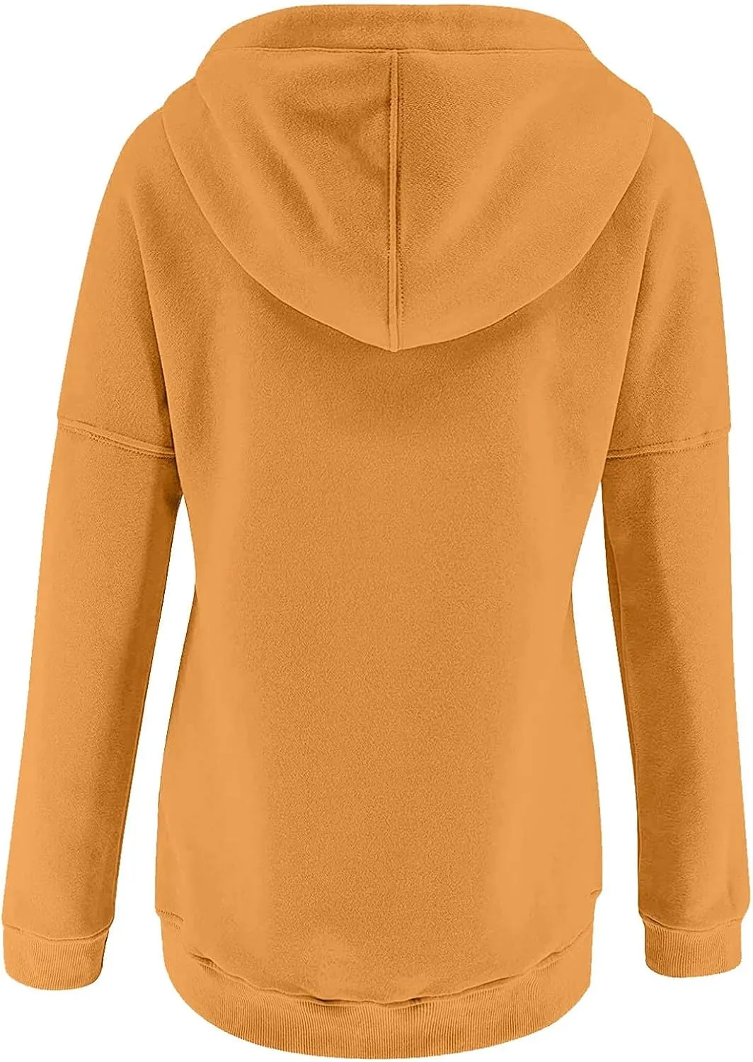 PETYCZEN Oversized Sweatshirts for Women 2023 Fall Clothes Casual Long Sleeve Button Down Y2K Hoodie Drawstring Pullover Tops