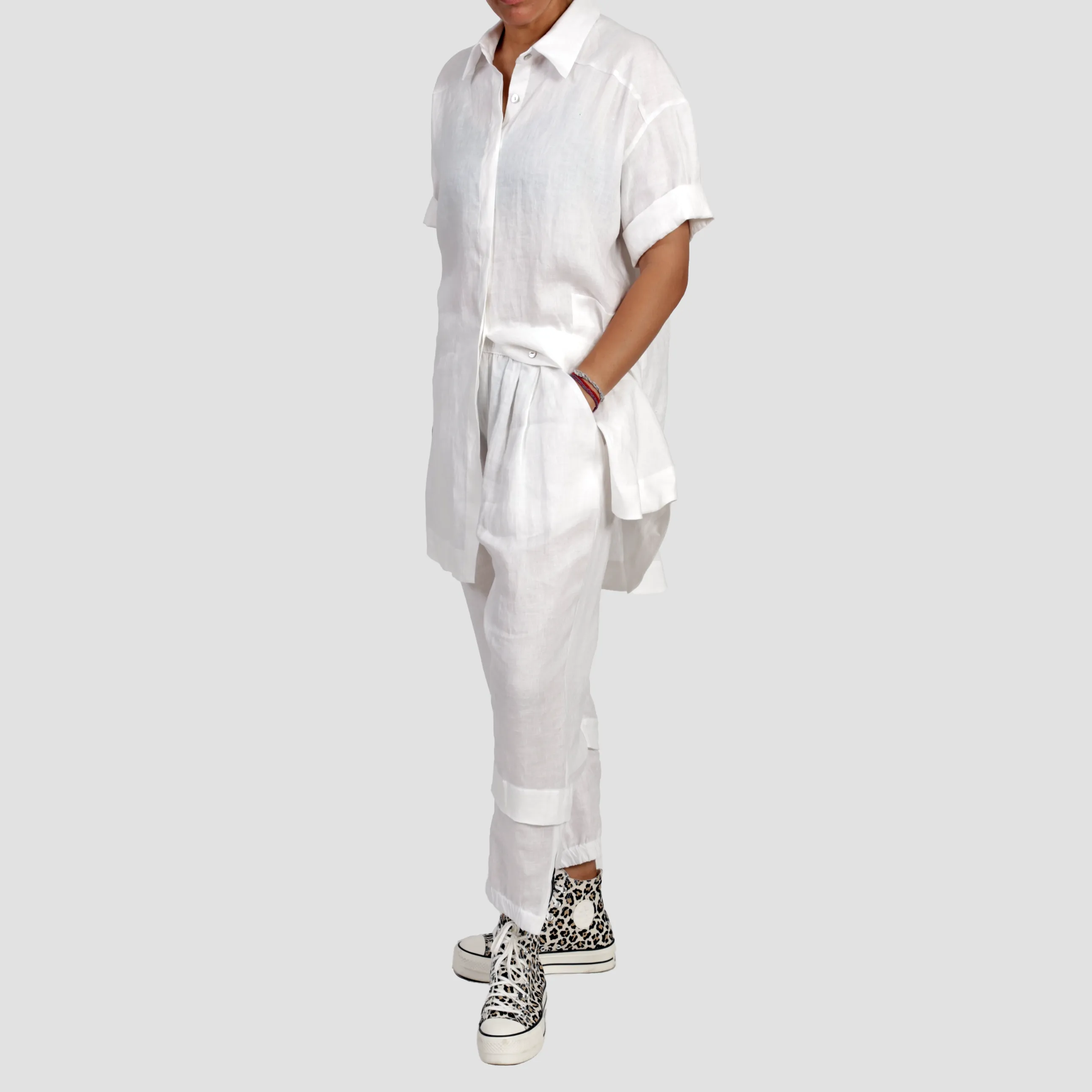 RUSSO CAMP SHIRT White