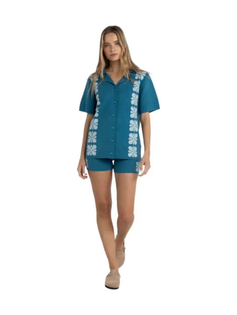 Solitude Knit Shirt - Pacific