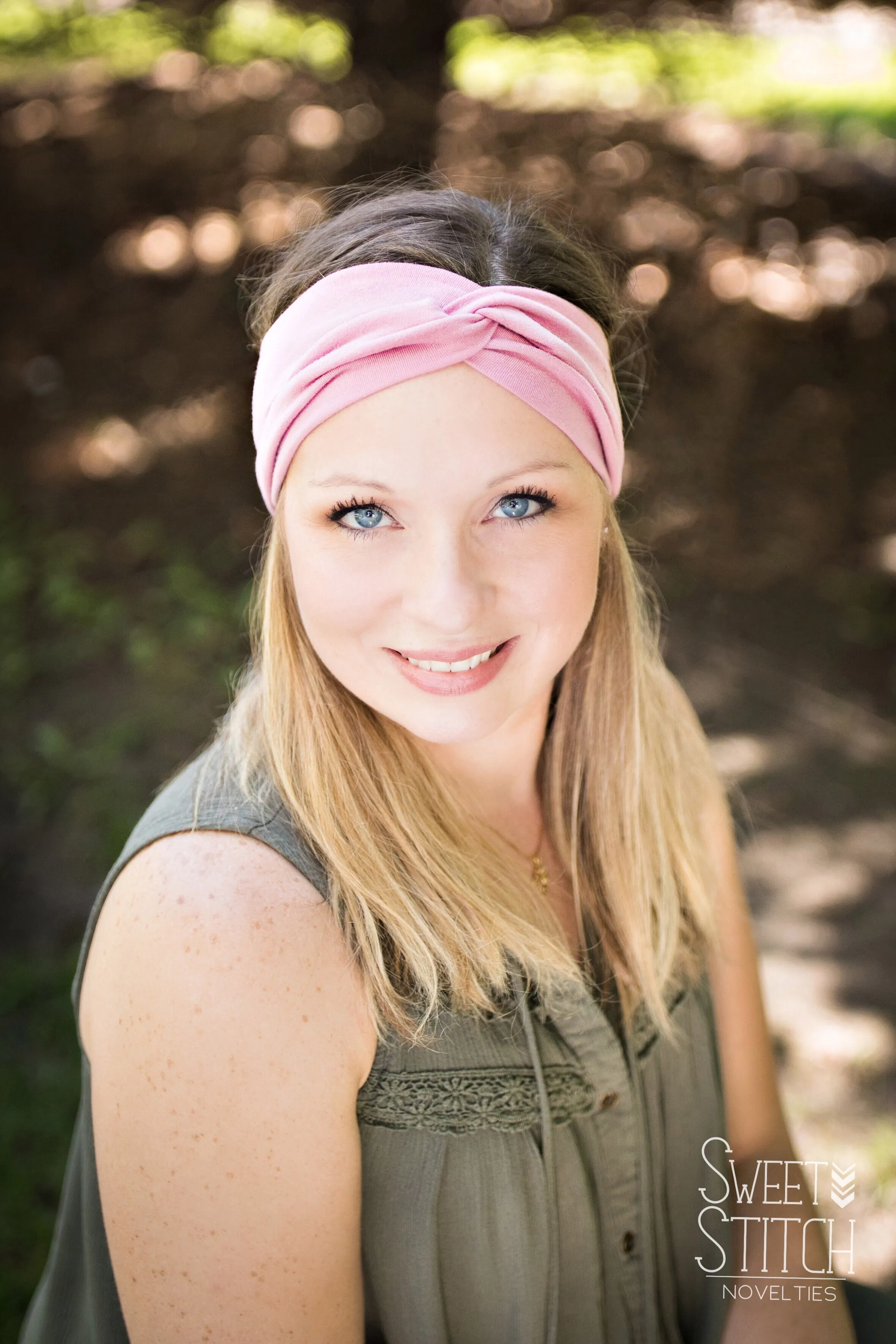 Teal Boho Headband-Twist or Sport | Sweet Stitch Novelties