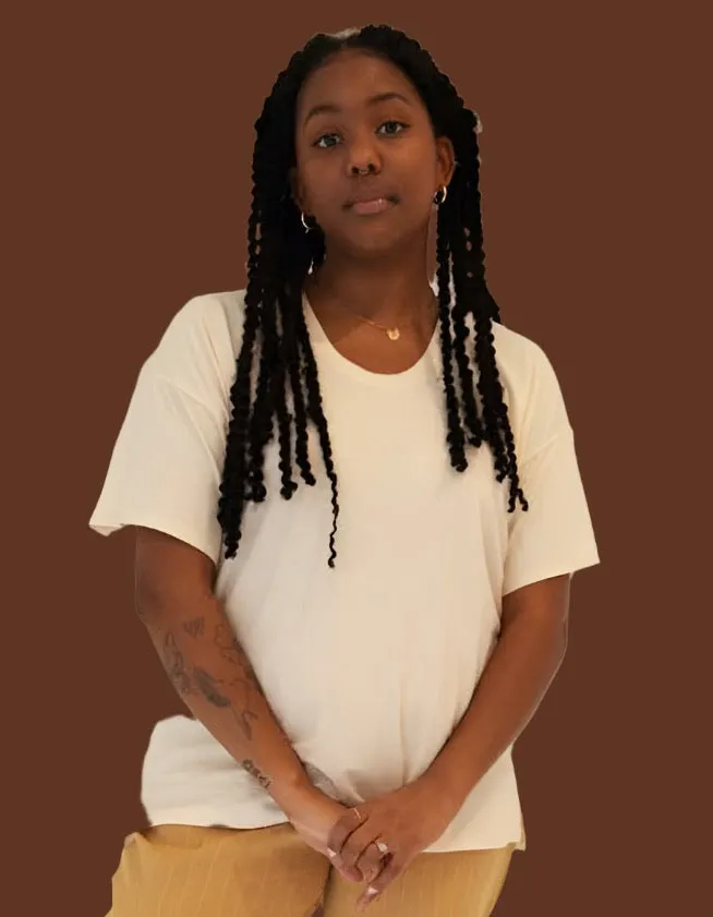 The T Shirt-Scoop Neck-Hemp Jersey Spandex-Classic Length