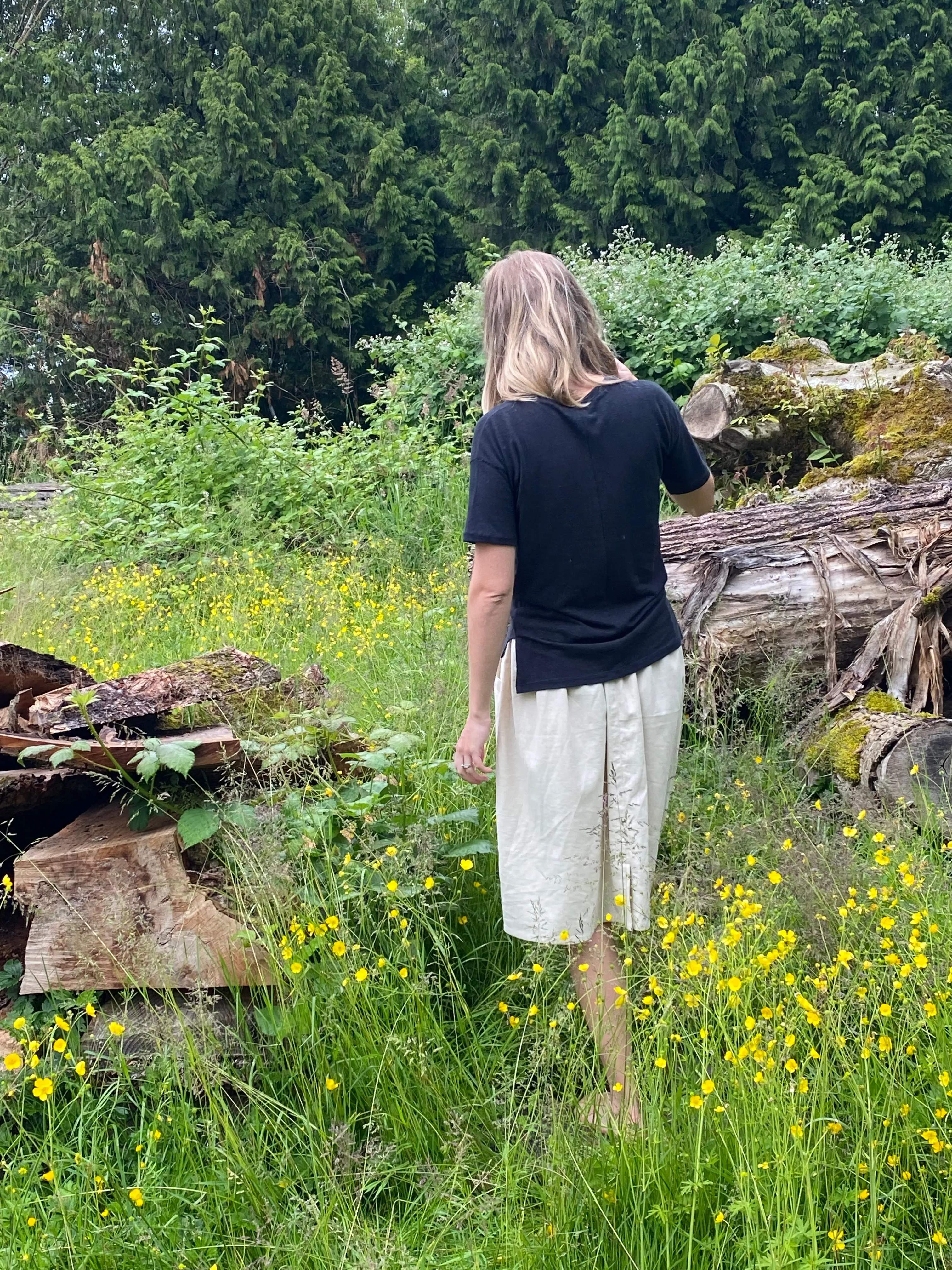 The T Shirt-V Neck-Hemp Jersey-Classic Length