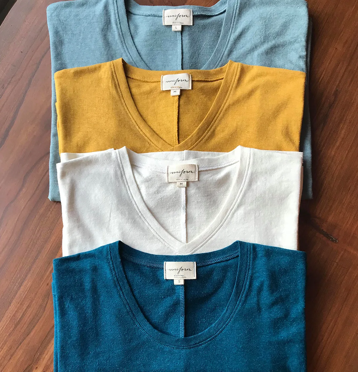 The T Shirt-V Neck-Hemp Jersey-Classic Length