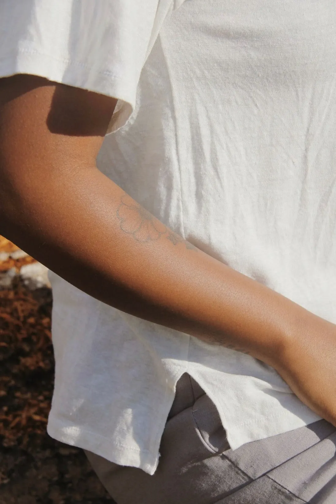 The T Shirt-V Neck-Hemp Jersey Spandex-Tall