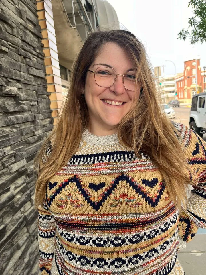 TOP - Multi coloured Knit Pullover Sweater