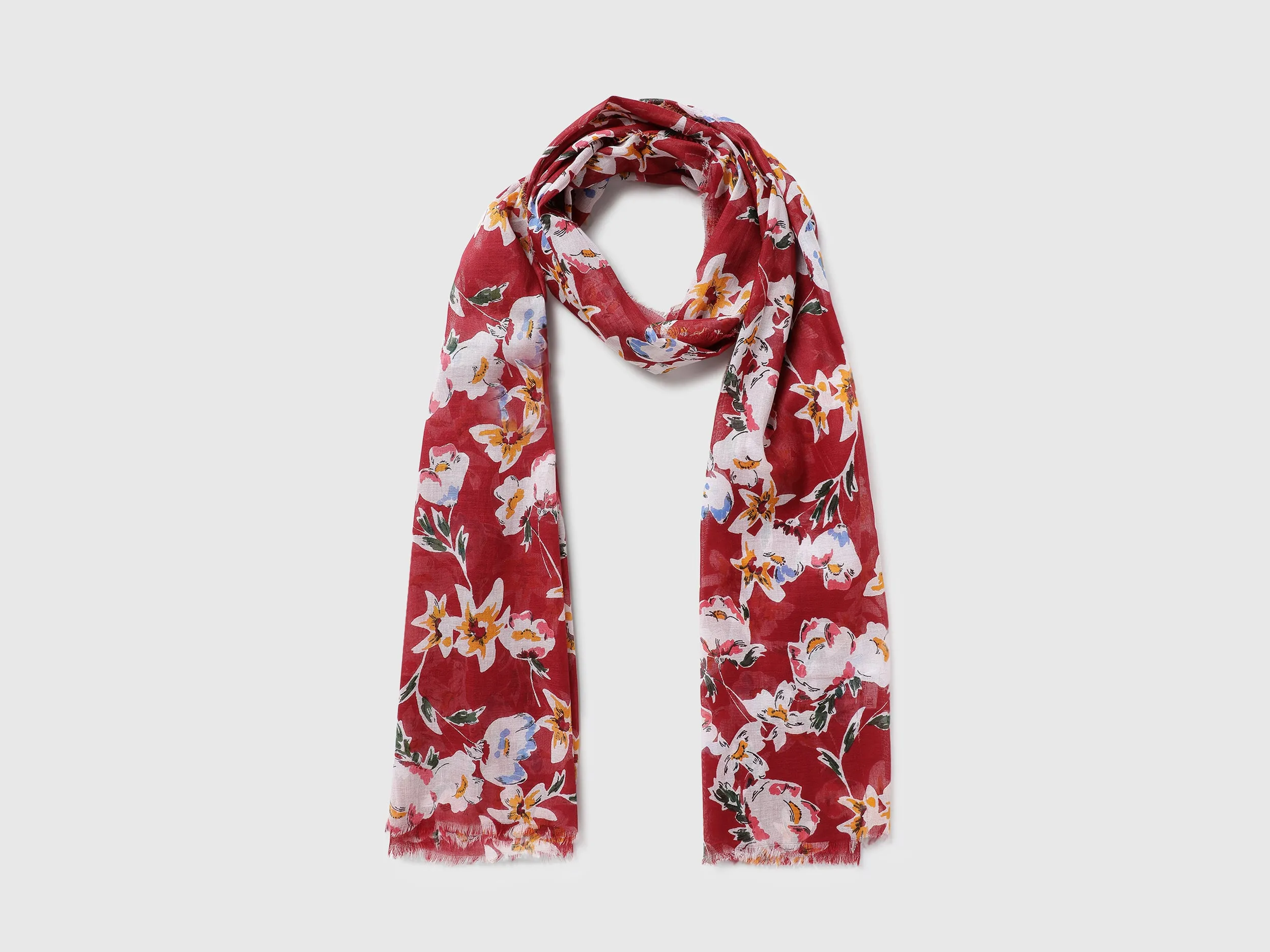 Women Floral Scarf