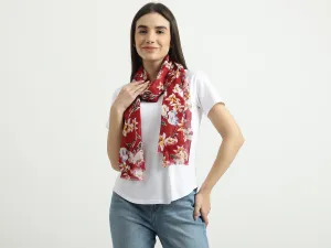 Women Floral Scarf