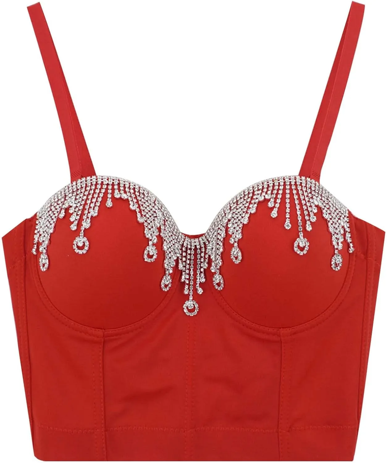 Womens Club Shiny Tank Tops Summer Rhinestone Sparkle Party Camisole Sleeveless Spring Shirts Spaghetti Straps Strap