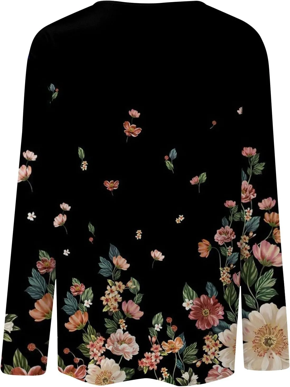 Womens Long Sleeve Tops Fall Sweatshirt Plus Size Tunic Crewneck Tops Winter Clothes